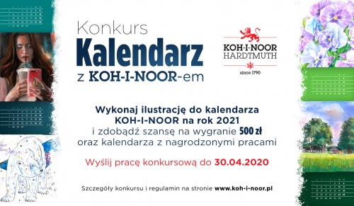Konkurs Kalendarz z KOH-I-NOOR-em 2021