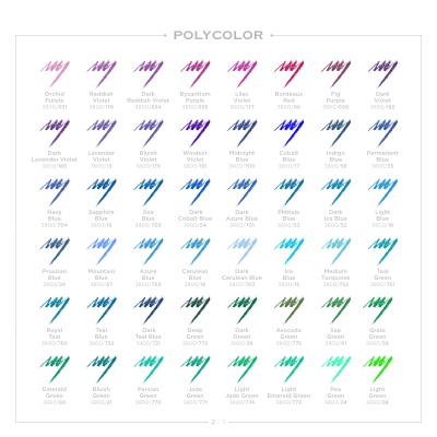 POLYCOLOR zestaw 144 kolorów w op. metalowym