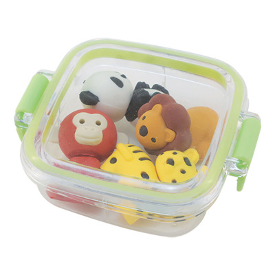 Gumki DŻUNGLA komplet 4 szt. SPREE