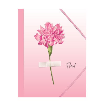 Teczki na dokumenty SPREE na gumkę A4 FLORAL