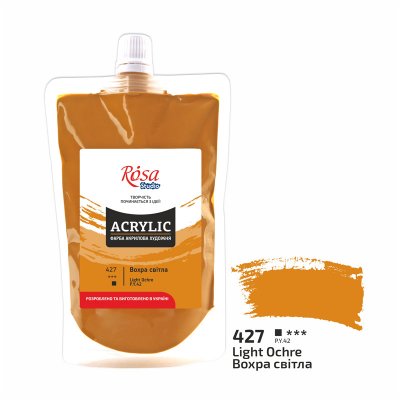 ROSA STUDIO farby akrylowe w tubkach 200 ml