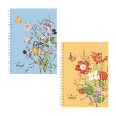 Notatnik SPREE A5 80 kartek FLORAL