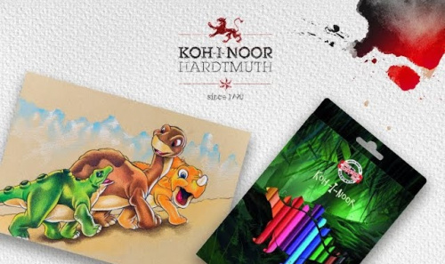 Jak rysować kredkami Dino KOH-I-NOOR?