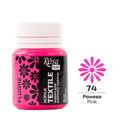 ROSA TALENT farby do tkanin fluorescencyjne 20 ml