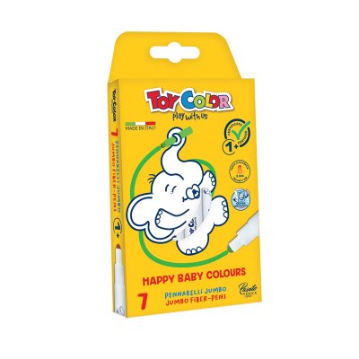 TOY COLOR Happy Baby Colours flamastry jumbo