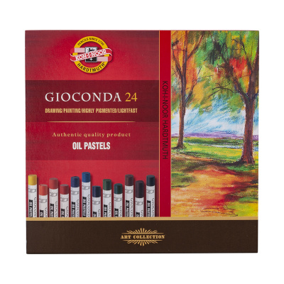 GIOCONDA pastele olejne, zestawy w op. kartonowym