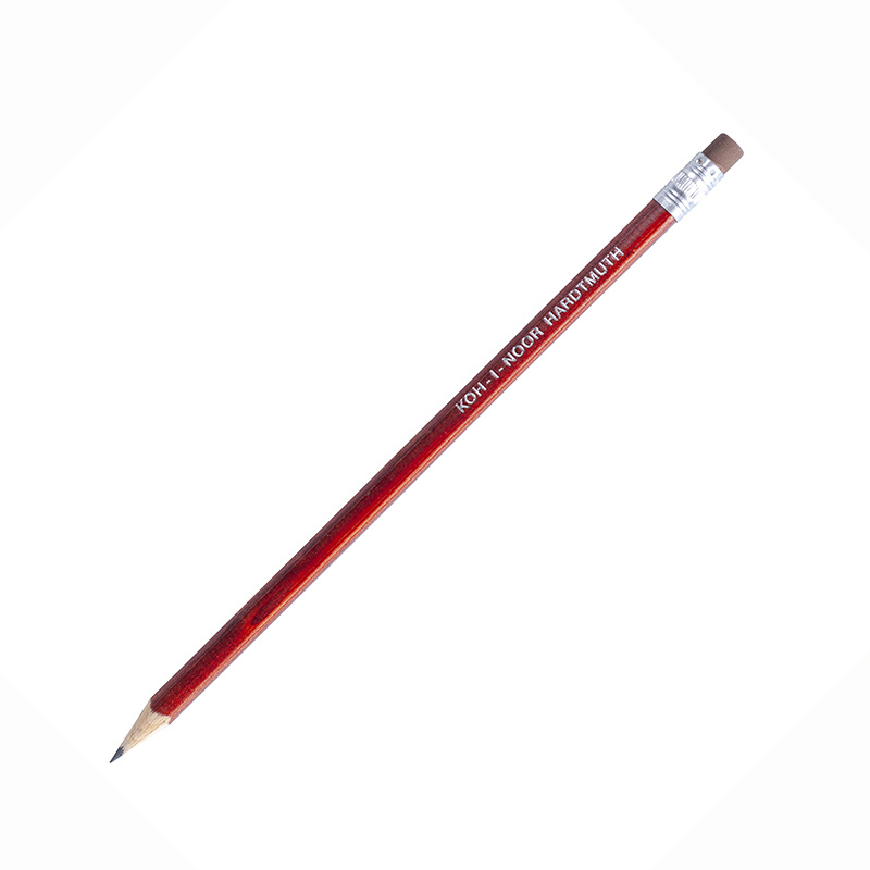 Ołówek trójboczny z gumką HB 