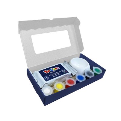 TOY COLOR Zestaw glinka samoutwardzalna + farby tempery