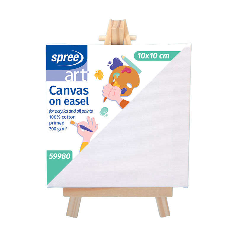 Zestaw mini sztaluga + podobrazie SPREE