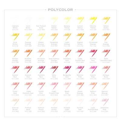 POLYCOLOR zestaw 144 kolorów w op. metalowym