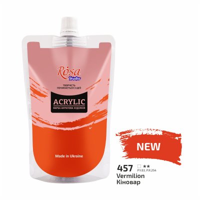 ROSA STUDIO farby akrylowe w tubkach 200 ml