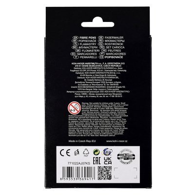 Flamastry szkolne BOOM w kartoniku