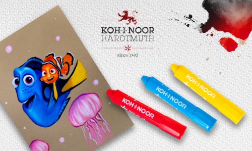 Jak rysować kredkami Tempera Stick Koh-I-Noor?