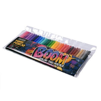 Flamastry szkolne BOOM w foliowym etui