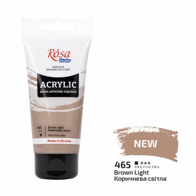 ROSA STUDIO farby akrylowe w tubkach 75 ml