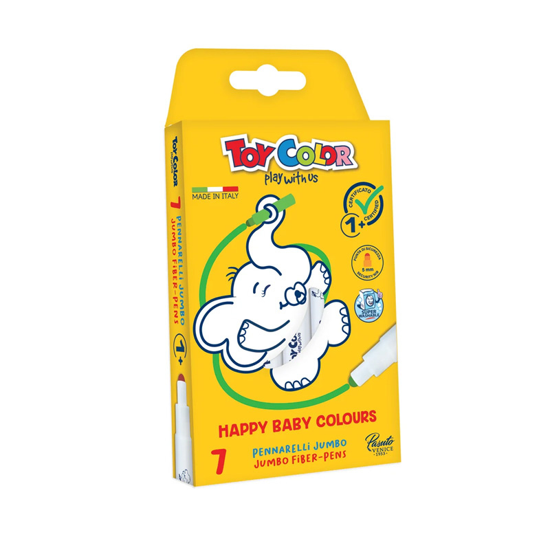 TOY COLOR Happy Baby Colours flamastry jumbo