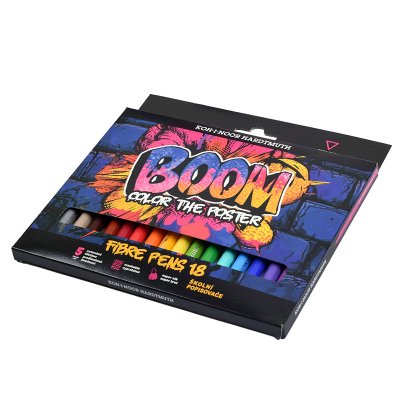 Flamastry szkolne BOOM w kartoniku