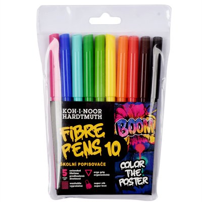 Flamastry szkolne BOOM w foliowym etui