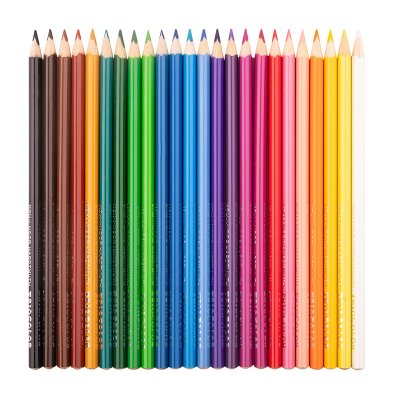 Kredki szkolne TRIOCOLOR 7 mm. NIEBIESKA SERIA