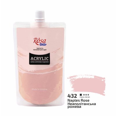 ROSA STUDIO farby akrylowe w tubkach 200 ml