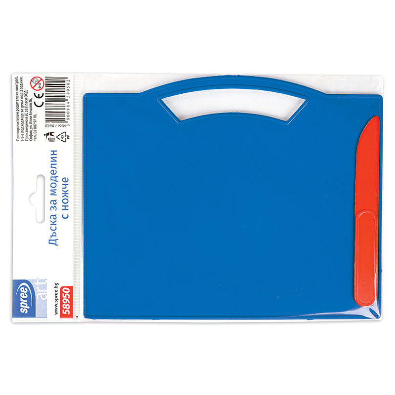 Podkładka do plasteliny z nożykiem SPREE