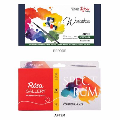 ROSA GALLERY farby akwarelowe w kost. SPECTRUM w metalowej kasetce
