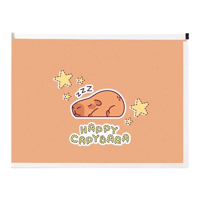 Teczki na dokumenty SPREE na suwak A4 CAPYBARA