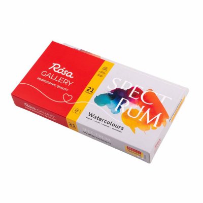 ROSA GALLERY farby akwarelowe w kost. SPECTRUM w metalowej kasetce