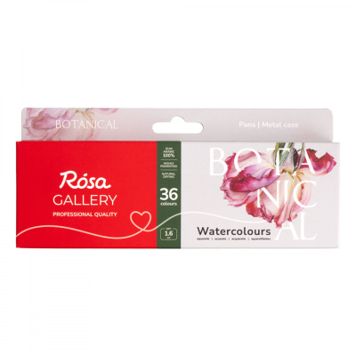 ROSA GALLERY farby akwarelowe w kost. BOTANICAL w metalowej kasetce