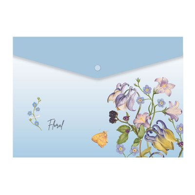 Teczki, koperty SPREE na zatrzask A4 FLORAL